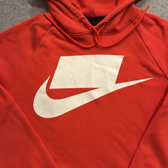 Nike Sportswear French Terry Hoodie 'Lt Crimson' Men's Size S - Picture 2 of 6